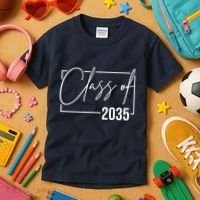 Class Of 2035 Back To School Kids T-Shirt thumb 3