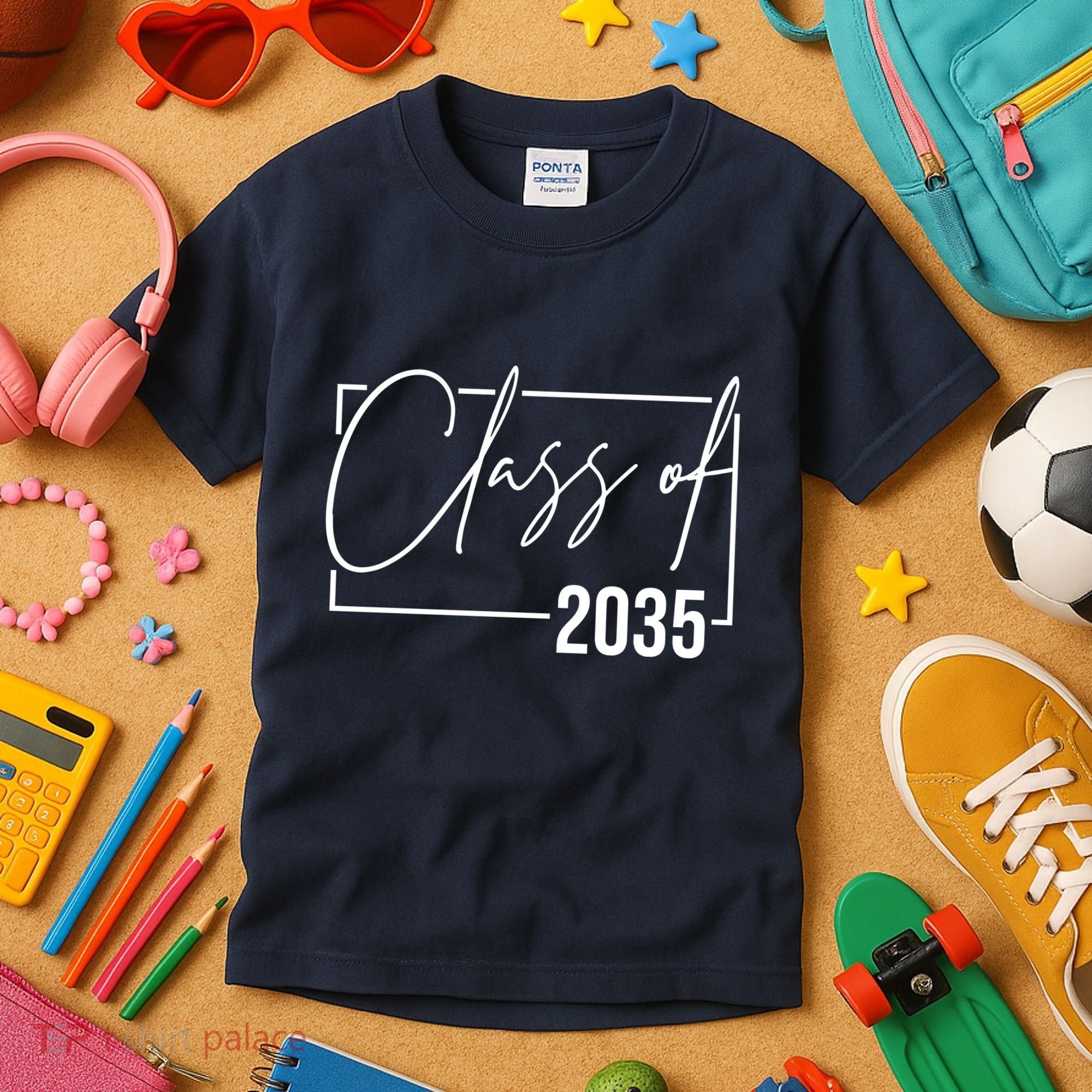Class Of 2035 Back To School Kids T-Shirt