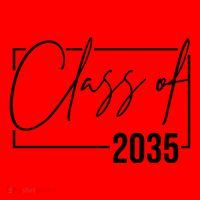 Class Of 2035 Back To School Santa Hat thumb 1