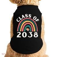 Class Of 2038 Graduation Kindergarten 2038 School Rainbow Gift Doggie Tank thumb 0