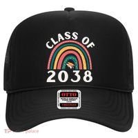 Class Of 2038 Graduation Kindergarten 2038 School Rainbow Gift Hat thumb 0