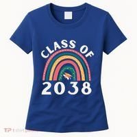 Class Of 2038 Graduation Kindergarten 2038 School Rainbow Gift Women's T-Shirt thumb 0