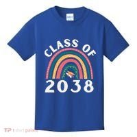 Class Of 2038 Graduation Kindergarten 2038 School Rainbow Gift Kids T-Shirt thumb 0