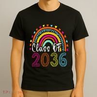 Class Of 2036 Grow With Me First Day Of School Graduation T-Shirt thumb 3