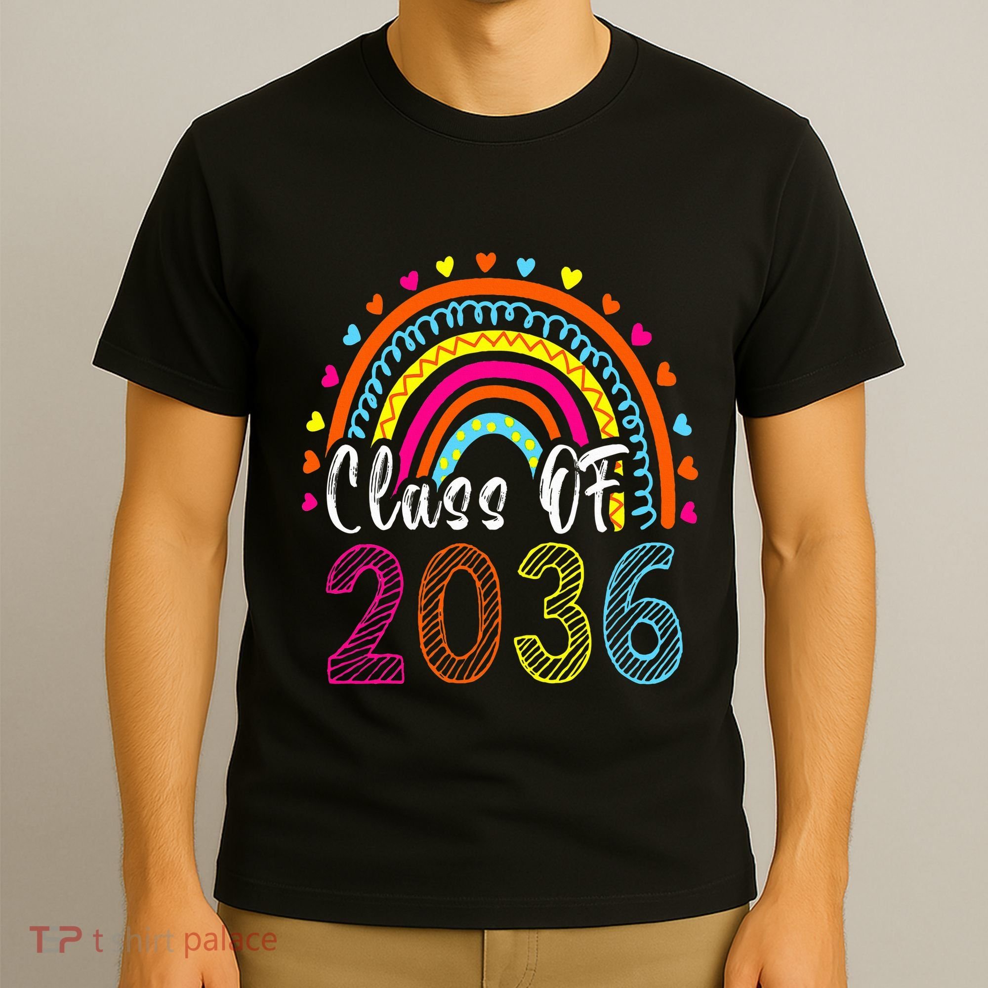 Class Of 2036 Grow With Me First Day Of School Graduation T-Shirt