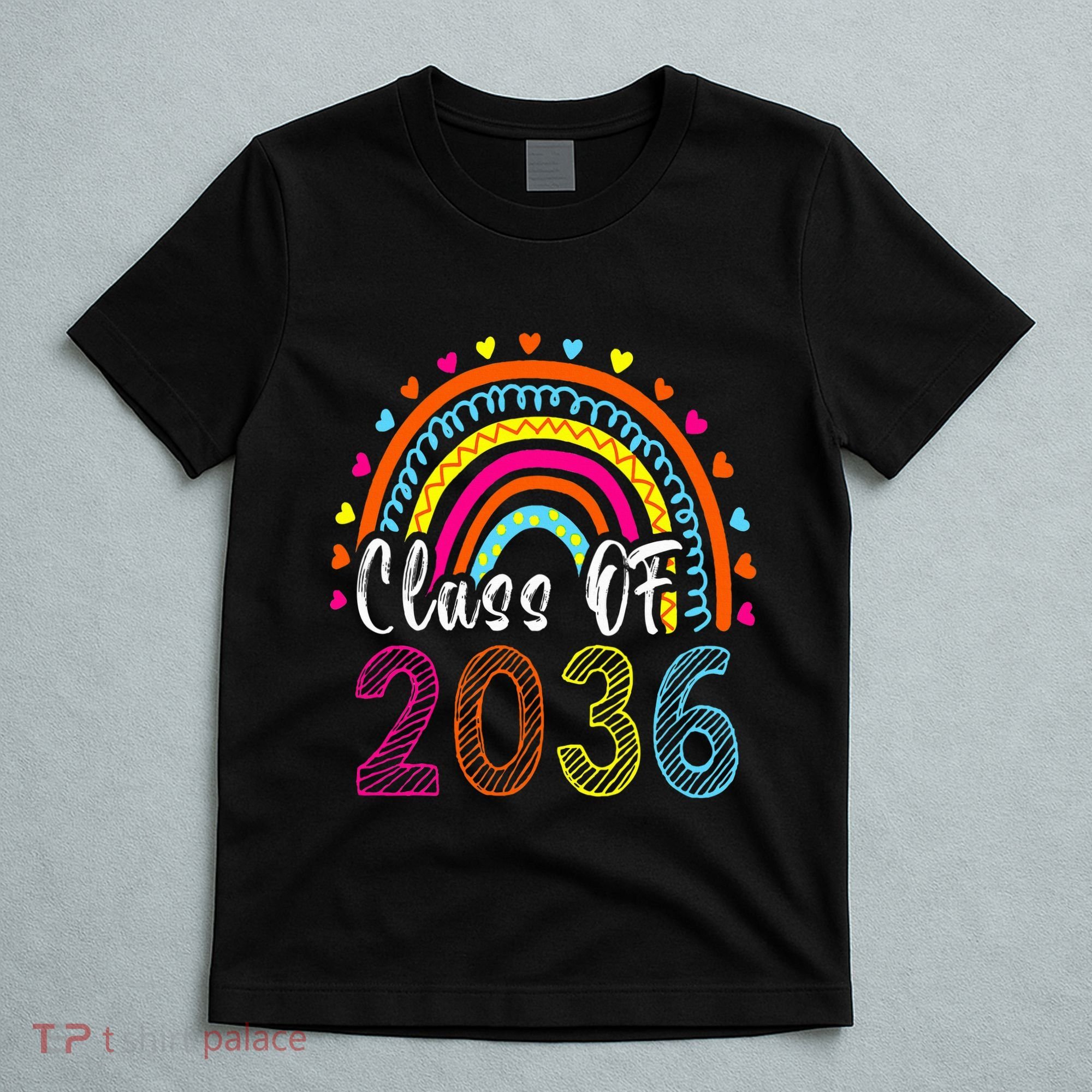 Class Of 2036 Grow With Me First Day Of School Graduation T-Shirt