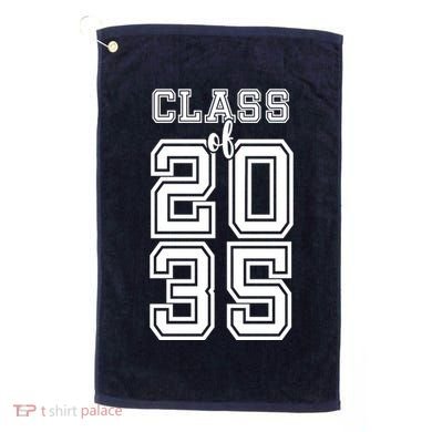 Class Of 2035 Graduate Golf Towel