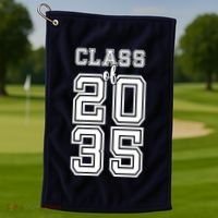 Class Of 2035 Graduate Golf Towel thumb 1