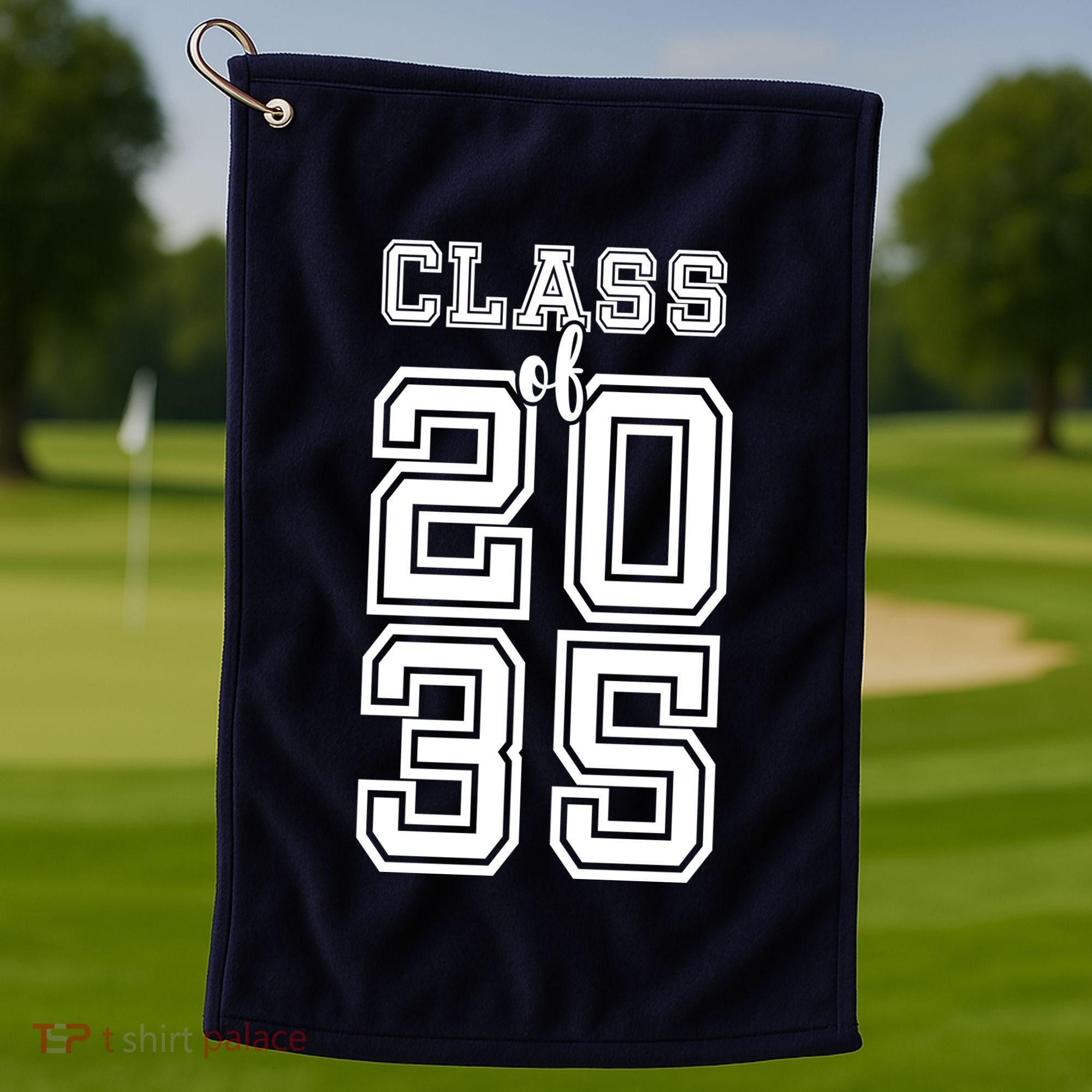 Class Of 2035 Graduate Golf Towel
