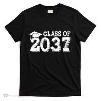 Class Of 2037 Grow With Me Handprints Space On Back T-Shirt thumb 0