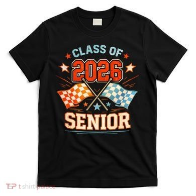 Class Of 2026 Senior Racing Flags T-Shirt