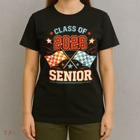 Class Of 2026 Senior Racing Flags T-Shirt thumb 4