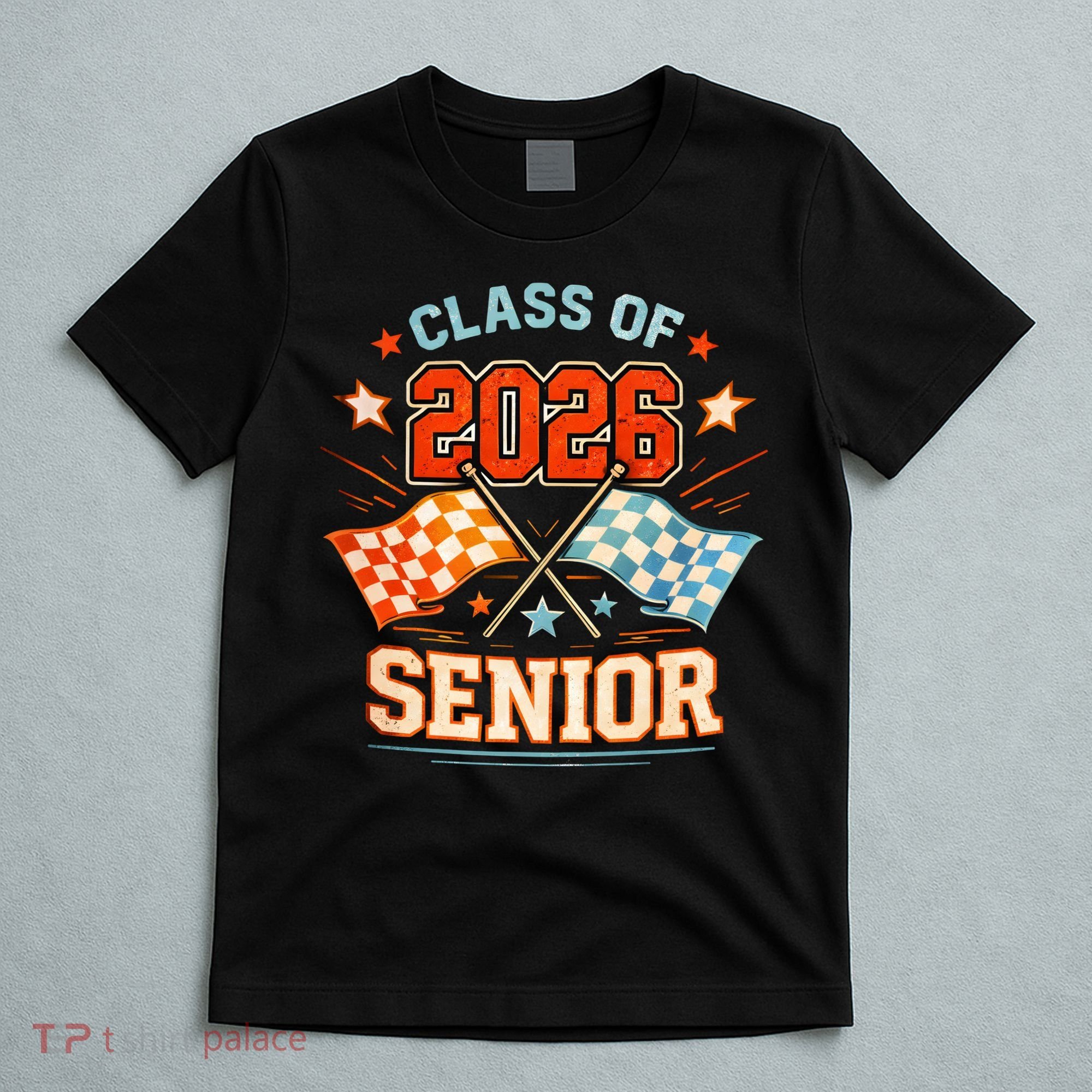 Class Of 2026 Senior Racing Flags T-Shirt