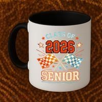 Class Of 2026 Senior Racing Flags Coffee Mug thumb 2