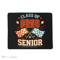 Class Of 2026 Senior Racing Flags Mousepad thumb 0