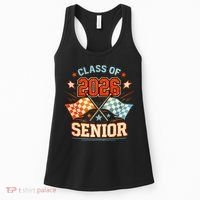 Class Of 2026 Senior Racing Flags Women's Tank Top thumb 0