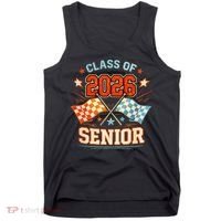 Class Of 2026 Senior Racing Flags Tank Top thumb 0