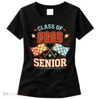Class Of 2026 Senior Racing Flags Women's T-Shirt thumb 0