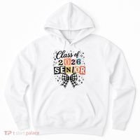 Class Of 2026 Senior Plaid Bow Hoodie thumb 0