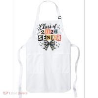 Class Of 2026 Senior Plaid Bow Apron thumb 0