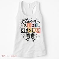 Class Of 2026 Senior Plaid Bow Women's Tank Top thumb 0