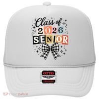 Class Of 2026 Senior Plaid Bow Hat thumb 0