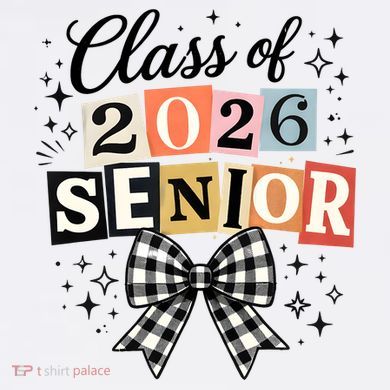 Class Of 2026 Senior Plaid Bow Women's Perfect Tri Rocker Tank