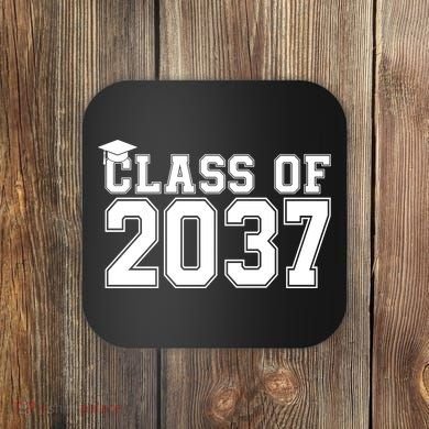 Class Of 2037 Graduation Coaster