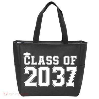 Class Of 2037 Graduation Tote Bag