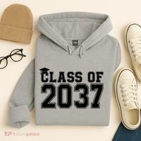 Class Of 2037 Graduation Hoodie thumb 4