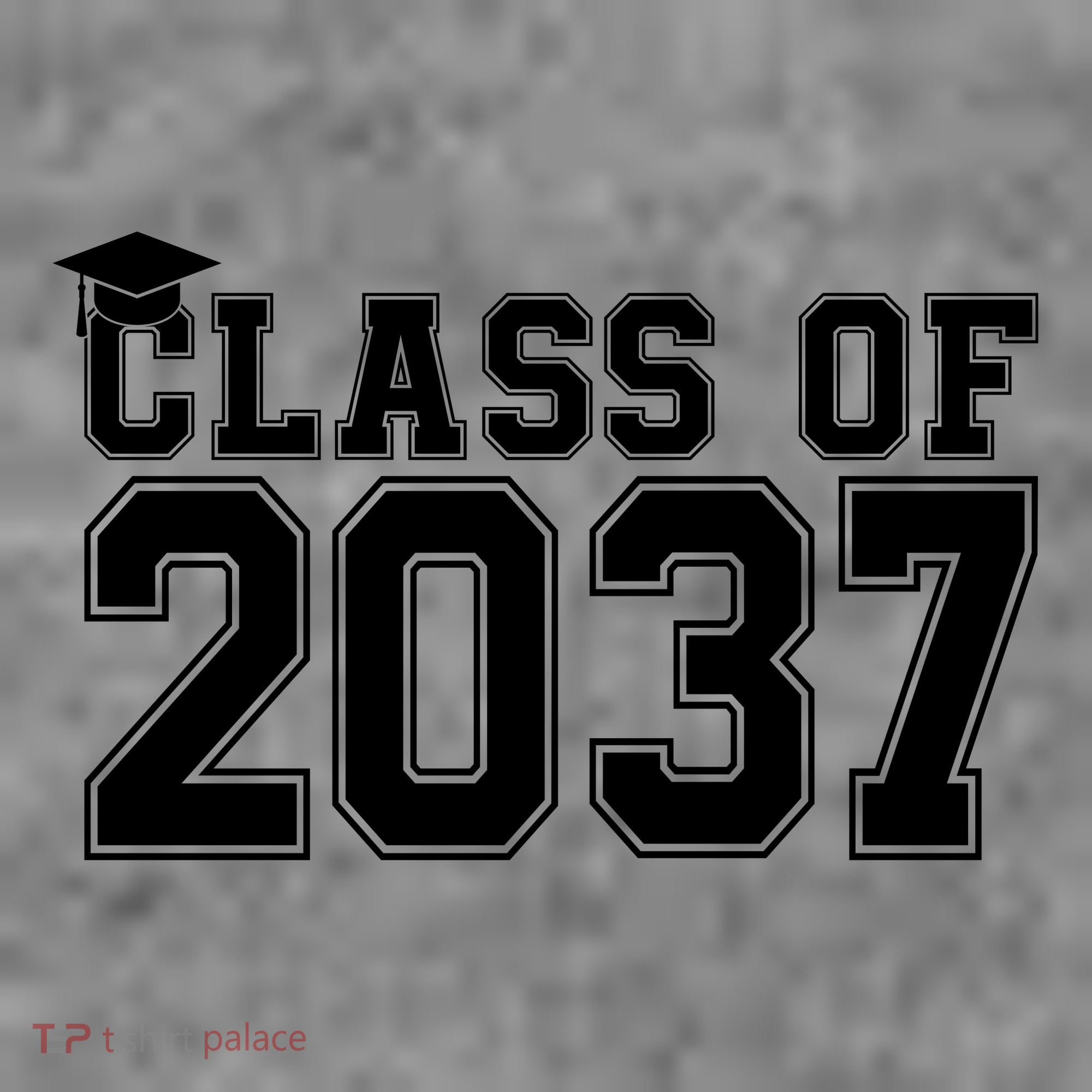Class Of 2037 Graduation Long Sleeve Shirt