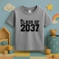 Class Of 2037 Graduation Toddler T-Shirt thumb 3
