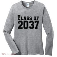 Class Of 2037 Graduation Women's Long Sleeve Shirt thumb 0