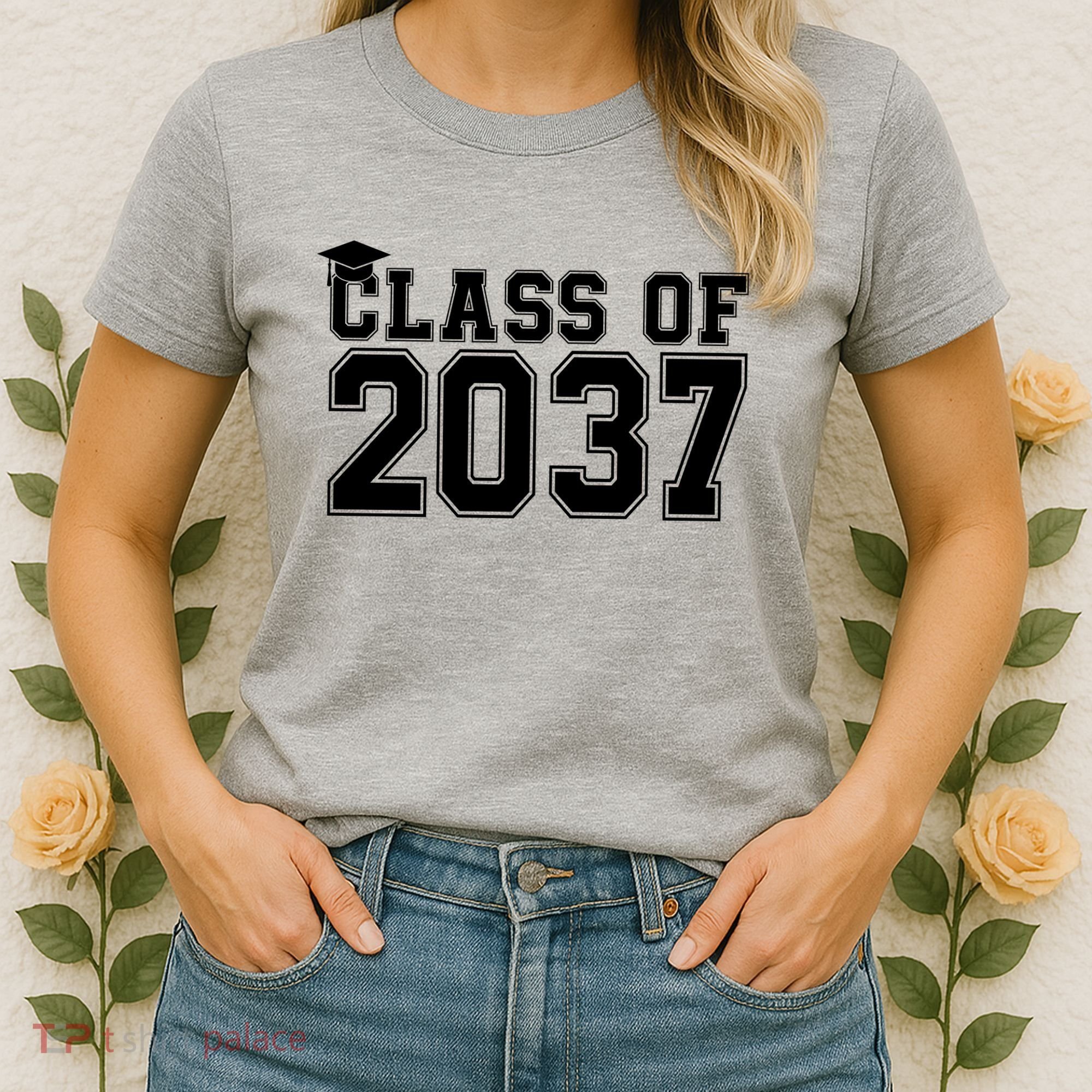 Class Of 2037 Graduation Women's T-Shirt