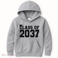 Class Of 2037 Graduation Kids Hoodie thumb 0