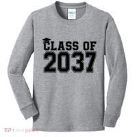 Class Of 2037 Graduation Kids Long Sleeve Shirt thumb 0