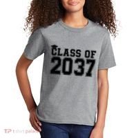 Class Of 2037 Graduation Kids T-Shirt thumb 2