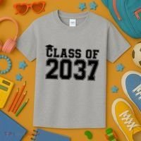 Class Of 2037 Graduation Kids T-Shirt thumb 3