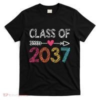 Class Of 2037 Kindergarten Pre K Grow With Me Graduation T-Shirt thumb 0