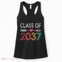 Class Of 2037 Kindergarten Pre K Grow With Me Graduation Women's Tank Top thumb 0