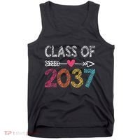 Class Of 2037 Kindergarten Pre K Grow With Me Graduation Tank Top thumb 0