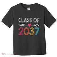 Class Of 2037 Kindergarten Pre K Grow With Me Graduation Toddler T-Shirt thumb 0