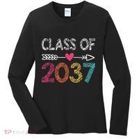 Class Of 2037 Kindergarten Pre K Grow With Me Graduation Women's Long Sleeve Shirt thumb 0