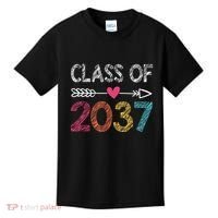 Class Of 2037 Kindergarten Pre K Grow With Me Graduation Kids T-Shirt thumb 0