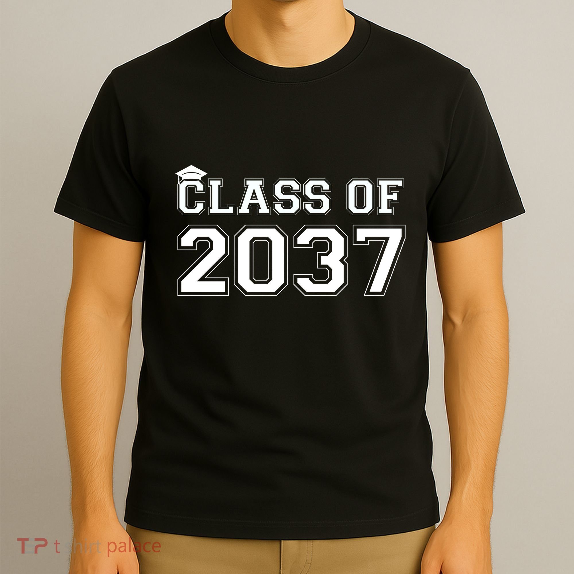 Class Of 2037 Pre K Grow With Me Graduation T-Shirt