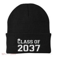 Class Of 2037 Pre K Grow With Me Graduation Beanie thumb 0