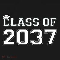 Class Of 2037 Pre K Grow With Me Graduation Women's Tank Top thumb 5