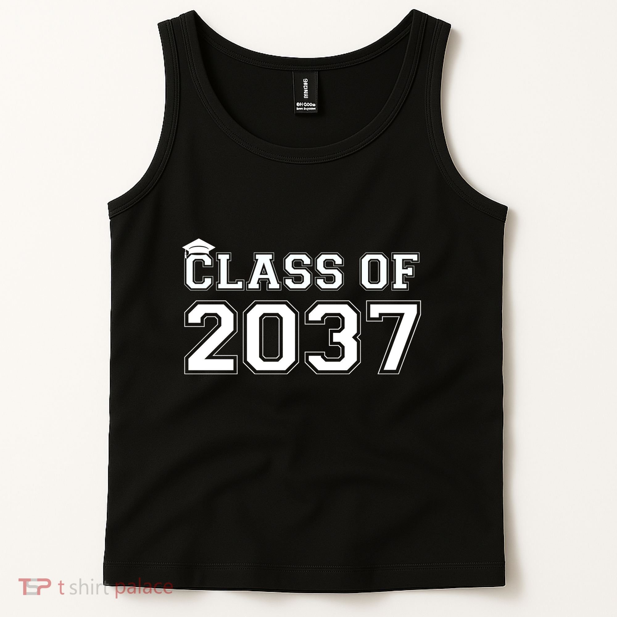 Class Of 2037 Pre K Grow With Me Graduation Tank Top