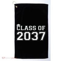 Class Of 2037 Pre K Grow With Me Graduation Golf Towel thumb 0
