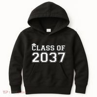 Class Of 2037 Pre K Grow With Me Graduation Kids Hoodie thumb 0
